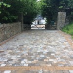 Brick paving on a driveway by GM Hard Landscapes, Donegal, Ireland