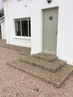 Brick steps by GM Hard Landscapes, Donegal, Ireland